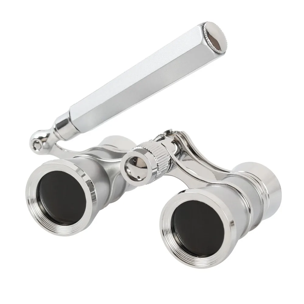 Óculos de Ópera 3x25 Ópera Binocular Telescópio Lens Revestido Teatro Vidro Senhora Vidro Revestido Punho Telescopio Presentes Mulheres Meninas 9 de Ópera Teatro Vidro Senhora Vidro Revestido