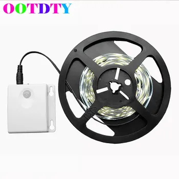 

OOTDTY 3*AA Battery Power Supply Infrared PIR Motion Sensor Switch and 5V LED Strip Light Cool/Warm White