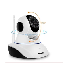 Беспроводная Wi-Fi ip-камера домашняя охранная и охранная сигнализация комплект система Plug and Play Pan Tilt HD 720P CCTV умный пульт дистанционного управления