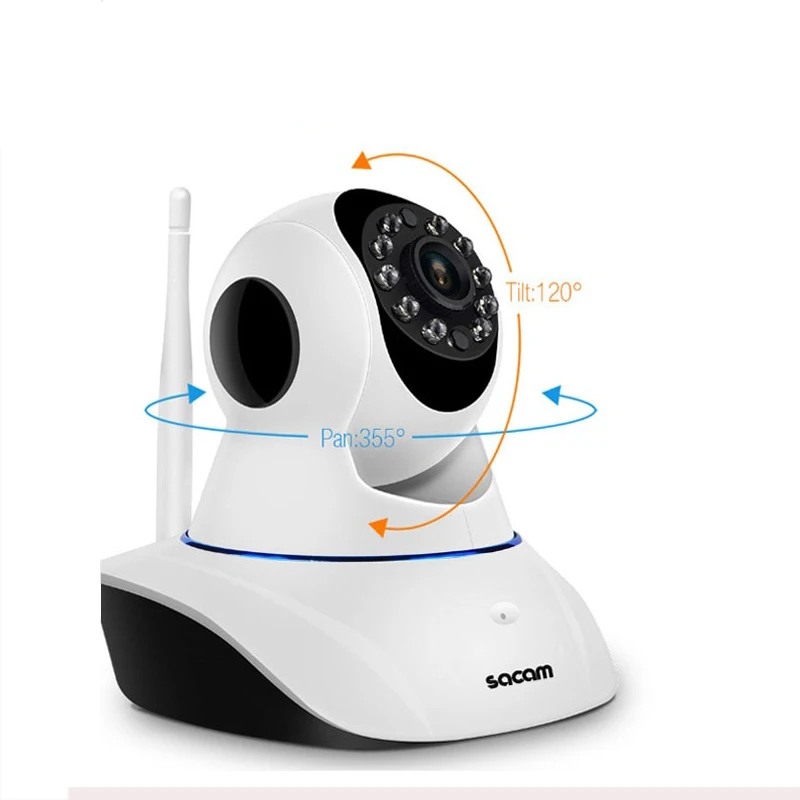Беспроводная Wi Fi IP камера домашняя система безопасности и сигнализации Plug and Play Pan