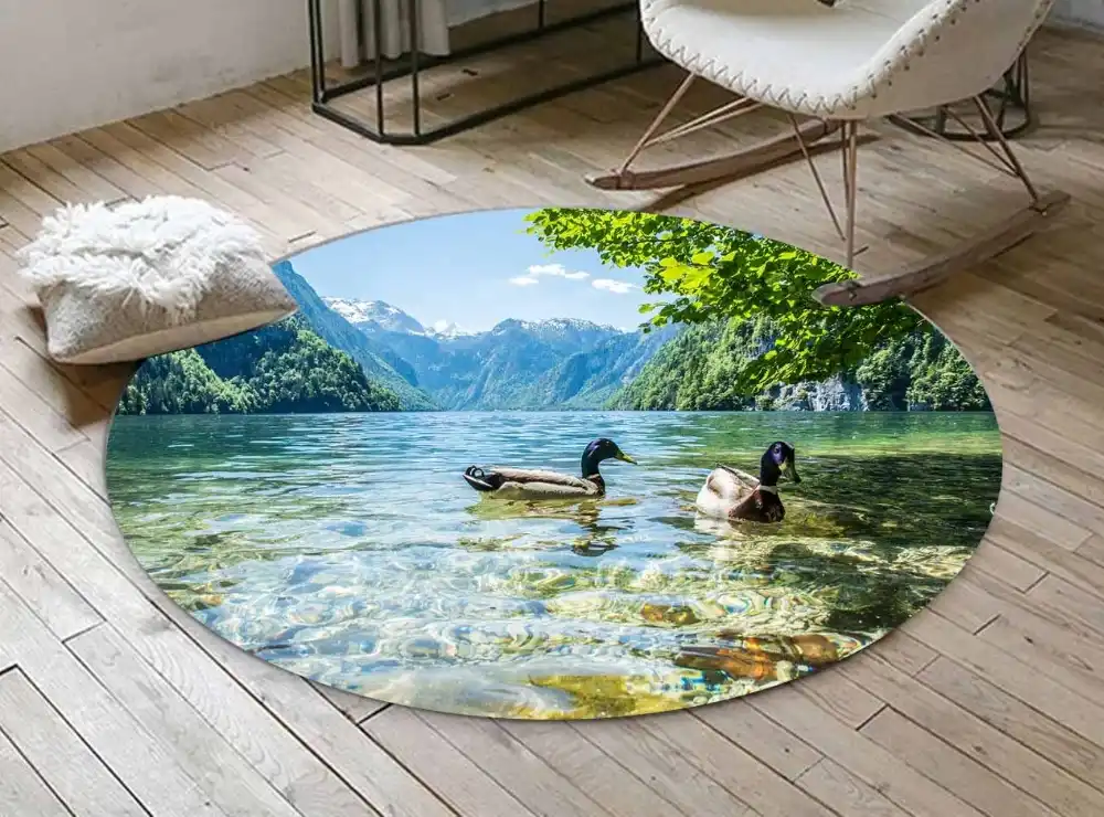 Download Alfombras redondas playa Free HD