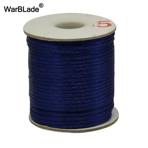 1.5mm 2mm 2.5mm Cotton Cord Nylon Thread Cord Chinese Knot Plastic String DIY Rope Bead Bracelet Necklace Jewelry Making