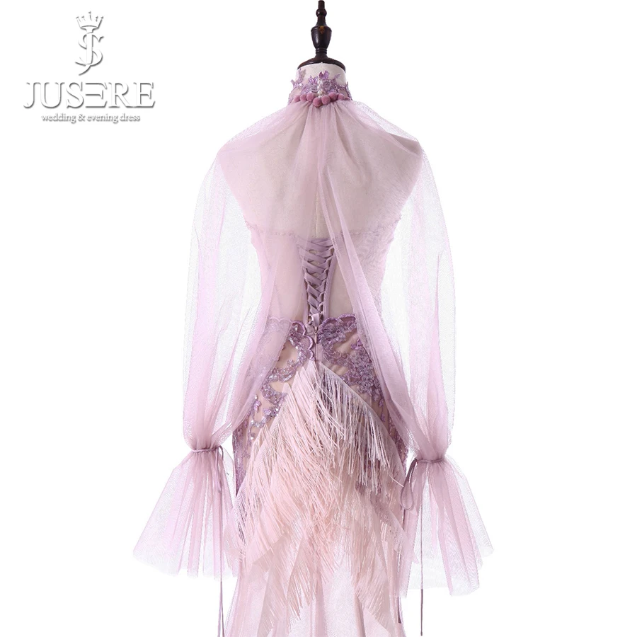Robe De Soiree 2019 Jusere Boning Bodice Illusio Mermaid Evening Dress Long Sleeves Sexy See Through Party Dresses Formal Gowns Robe De Soiree 2019 Jusere Boning Bodice Illusio Mermaid Evening Dress Long Sleeves Sexy See Through Party Dresses Formal Gowns