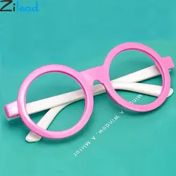 Zilead новые детские очки рамы дети цвет Круглый оправы для очков обувь мальчиков и девочек близорукие линзы рамки очки детей