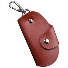 Многофункциональный кожаный чехол для автомобильных ключей, чехол унисекс, кошелек, держатель ключей для автомобиля, кожаный кошелек, чехол для автомобильных ключей carteira chave