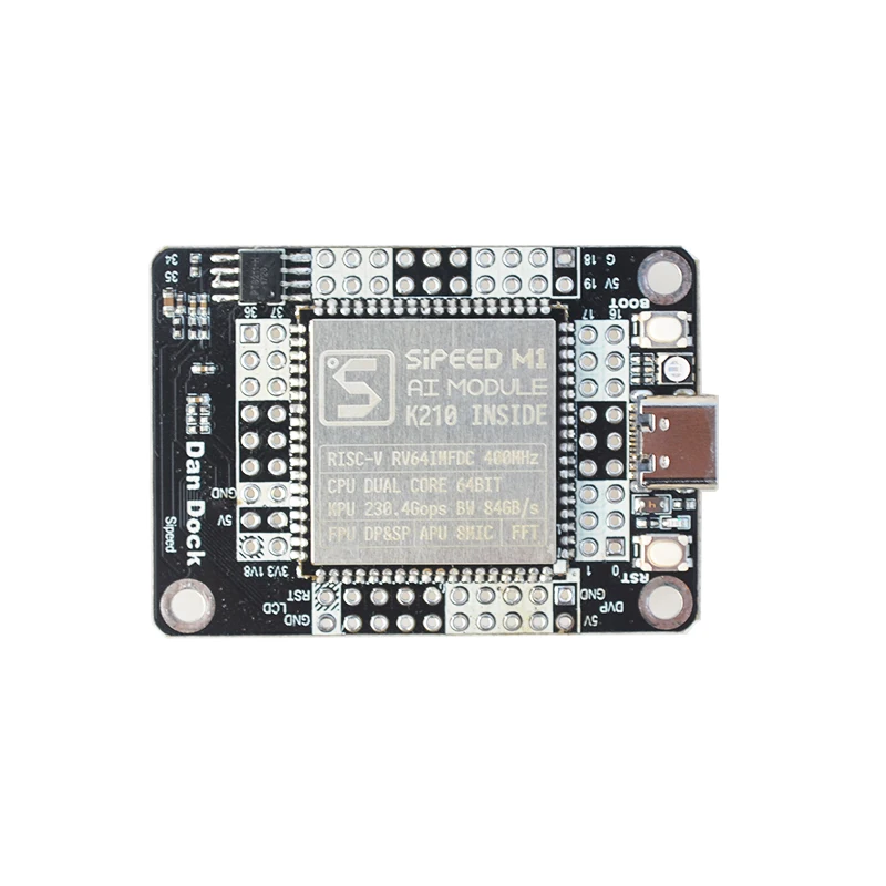ShenzhenMaker Store Sipeed M1 dock suit (док станция + 2 4 дюйма LCD OV2640) K210 Dev. Плата 1st RV64 AI плата для Edge