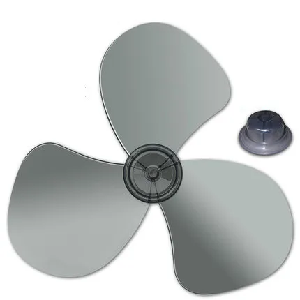 

1pcs Big wind 16 inch 400mm plastic fan blade