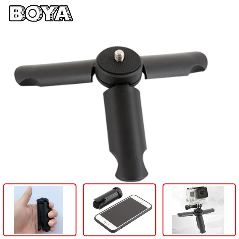 Portable Handheld Mini Phone Tripod Mic Stand for For iPhone X 8 7 Xiaomi 6 Smartphone Redmi Gopro Hero 5 4 Microphone Accessory |