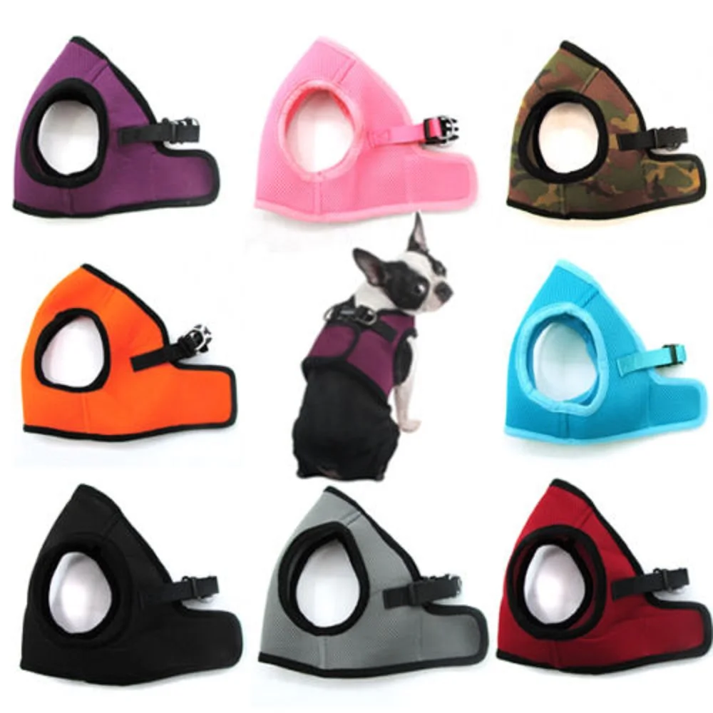 

Pet Harness Leash Strap Mesh Adjustable Vest Breathable Puppy Novelty Collar