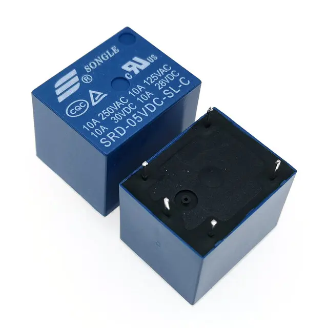 

10PCS/LOT NEW Relay SRD-24VDC-SL-C SRD-12VDC-SL-C SRD-05VDC-SL-C SRD 5V 12V 24V