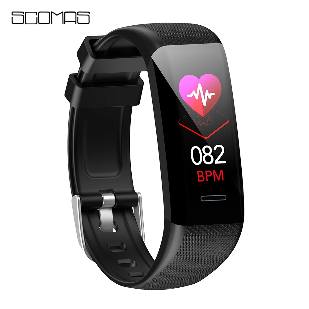 

SCOMAS 2019 newst Watch Magic Smart Bracelet WaterProof ip67 Heart Rate Tracker Sleep Tracker Message Reminder for Android IOS