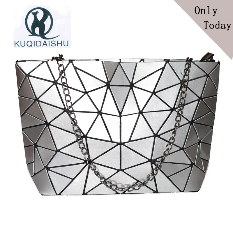 

Women Bag 2019 Hot Sale Bao Woman Messenger Bags Hologram Sac A Main Chain Bag Crossbody Bags For Women Casual bolsas Silver