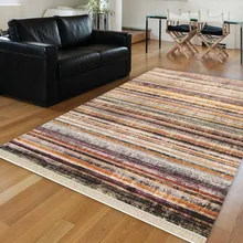 Еще коричневый синий оранжевый черные линии геометрические винтажные 3d печати противоскользящие килим моющиеся декоративные области ковер богемный ковер