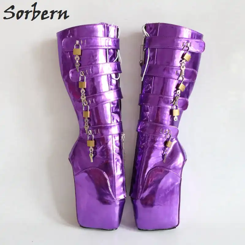 lavender gogo boots