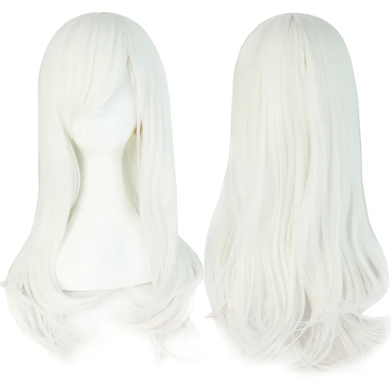 MapofBeauty 2" Длинные прямые Косплей парик белый синий черный золотой розовый парики для женщин синтетические волосы на Хэллоуин Вечерние