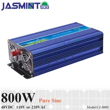 800W 48VDC Off Grid Inverter, Pure Sine Wave Inverter for 110VAC or 220VAC Home Appliances in Solar or Wind Power System 1000w 12vdc to 220vac off grid pure sine wave inverter for home appliances