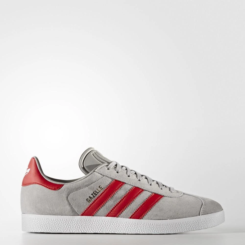 Baskets BB5257 adidas original gazelle gris et rouge homme ... Baskets BB5257 adidas original gazelle gris et rouge homme ...