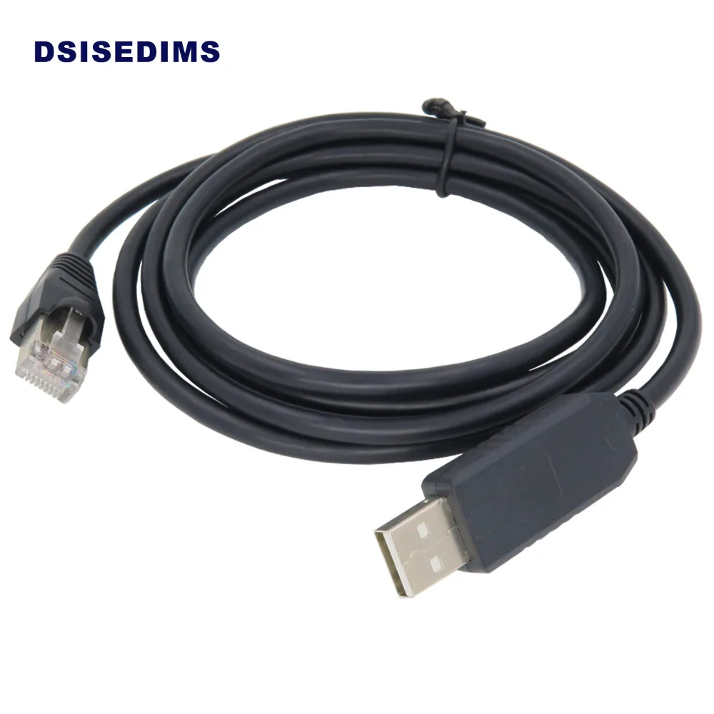Высококачественный сетевой кабель для маршрутизаторов FTDI черный 6 футов USB RJ45