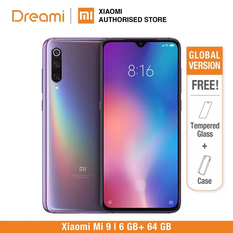 Глобальная версия Xiaomi mi 9 64 Гб rom 6 Гб ram