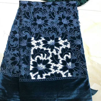 

2018 Popular African Tulle lace fabric with flowers pattern Latest special mesh lace fabric for elegant dress A581-2
