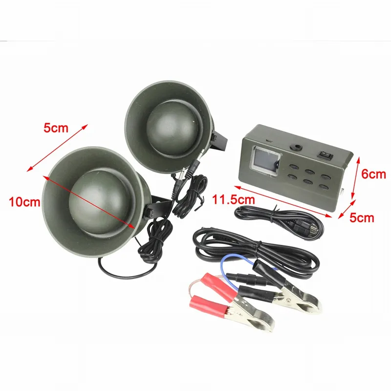 

Tactical CP-390 MP3 Bird Player Caller Hunting Decoy Quail Sounds Song Free Download Bird Caller Audio Devices with LCD Display