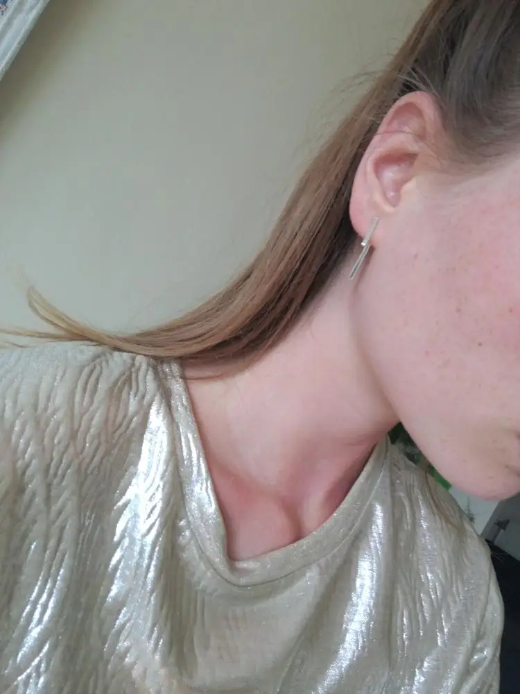 Punk Style Minimalist T Bar Stud Earrings*