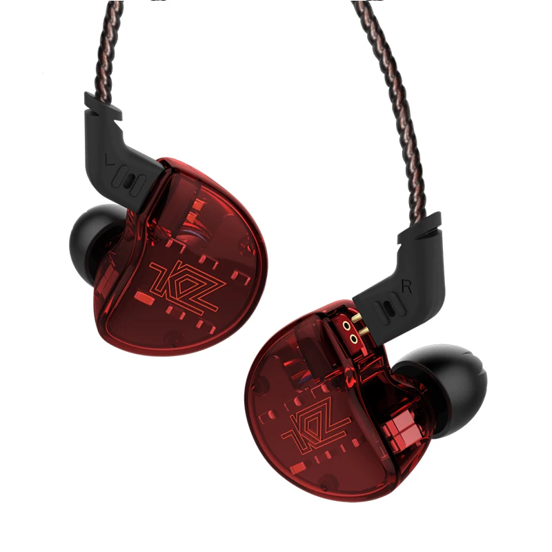 KZ ZS10 4BA With Single Dynamic Hybrid In Ear Earphone HIFI DJ Monito Running Sport Earphone 5 Drive Unit Headset Earbud KZ ES4