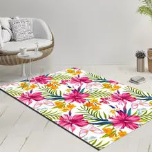 Else Nordec черно-белый ikat скандинавский геометрический 3d принт Противоскользящий килим моющийся декоративный килим Площадь Ковер богемный ковер