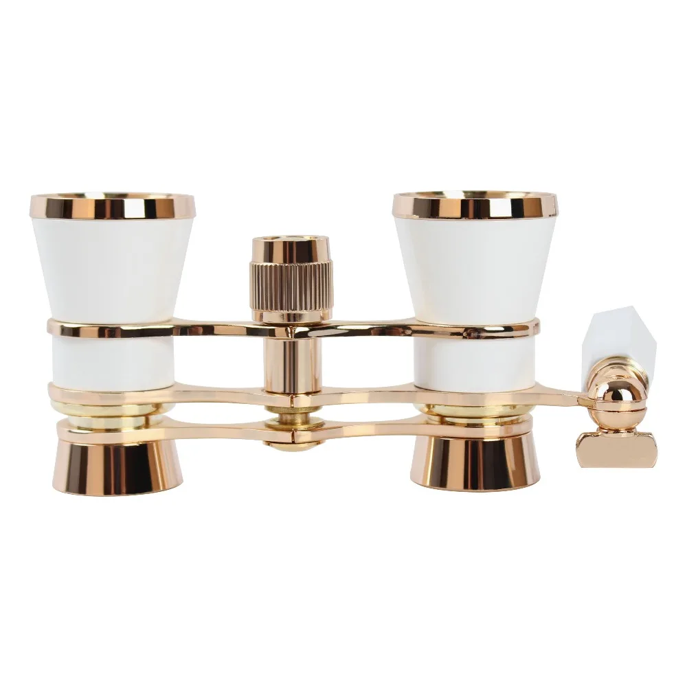 Glass Handle Women and Girls Gifts 3X25 Opera Binoculars Telescope Opera Glasses Coating Theater Glass Ms