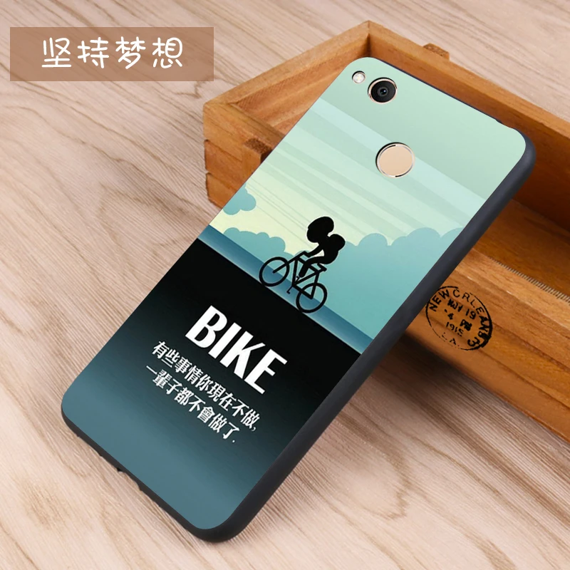 Xiaomi Redmi 4x Case Original Cover for Xiaomi Redmi 4x Case Cover Skin Wolf Fish Skull Redmi 4x Fundas 100% 15