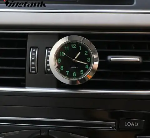 Автомобиль Стайлинг кварцевые часы украшение автомобиля украшения авто в салон