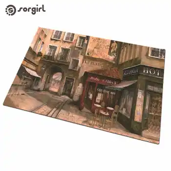 

Yellow Retro house doormat Front Door Mat Carpet Entrance Indoor eco-friendly natural Non-slip Floor Mat Bath living room Rug