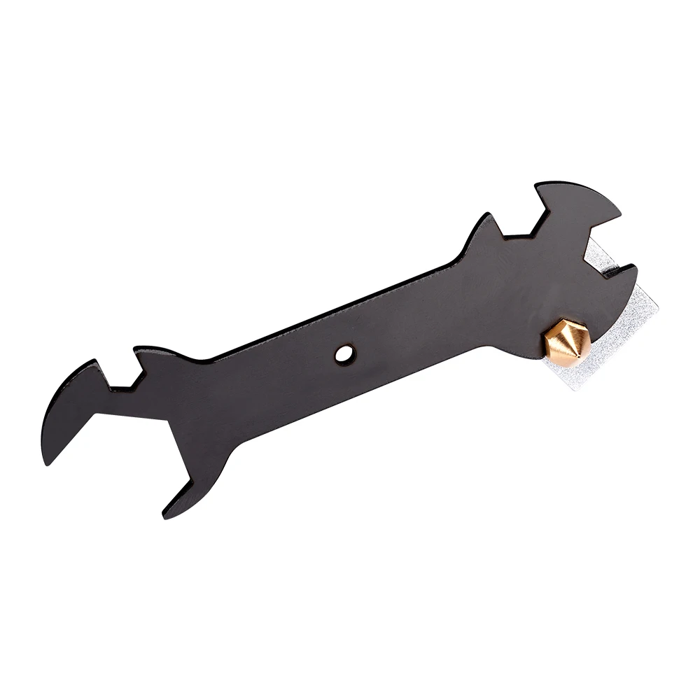 3D طابعة أجزاء فوهة وجع 5 في 1 وجع البقاء 5.7 ملليمتر إلى 20.2 ملليمتر الصلب المفك وجع شقة ل 3D MK8 MK10 فوهة أداة