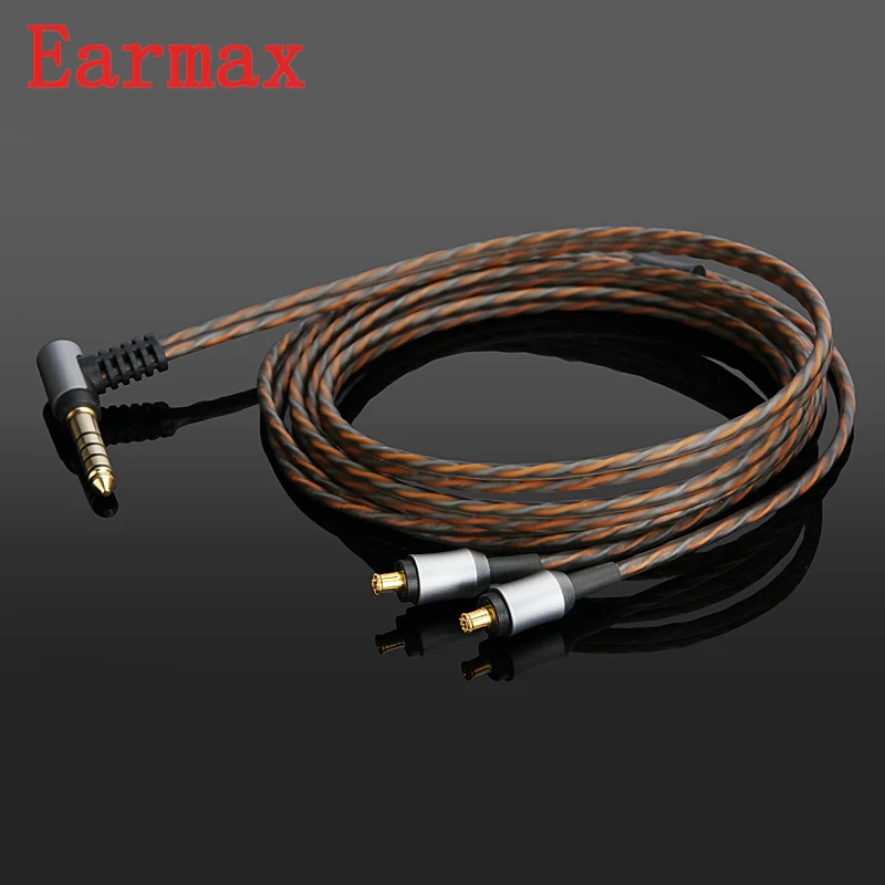 

Earmax 214A 4.4mm To A2DC Earphone Upgrade Cable OCC Silver Plating HIFI Audio Cable For ATH-CKR100is/CKR90/CKS1100is