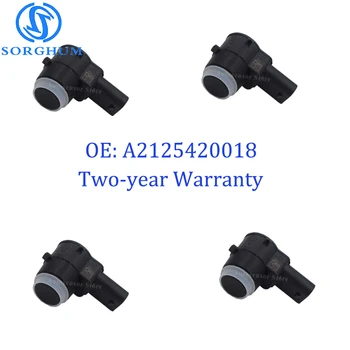 

4pcs New A2125420018 PDC Parking Sensor Fits For Mercedes Benz W245 W204 W212 W221 0263013262 Black
