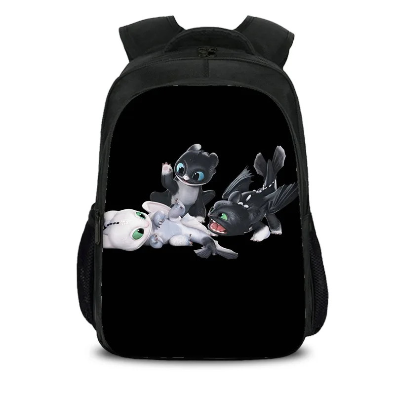 Беззубик светильник Fury 3D Печатный Рюкзак Как приручить дракона скрытый мир удивительная школьная сумка Детский подарок Mochila