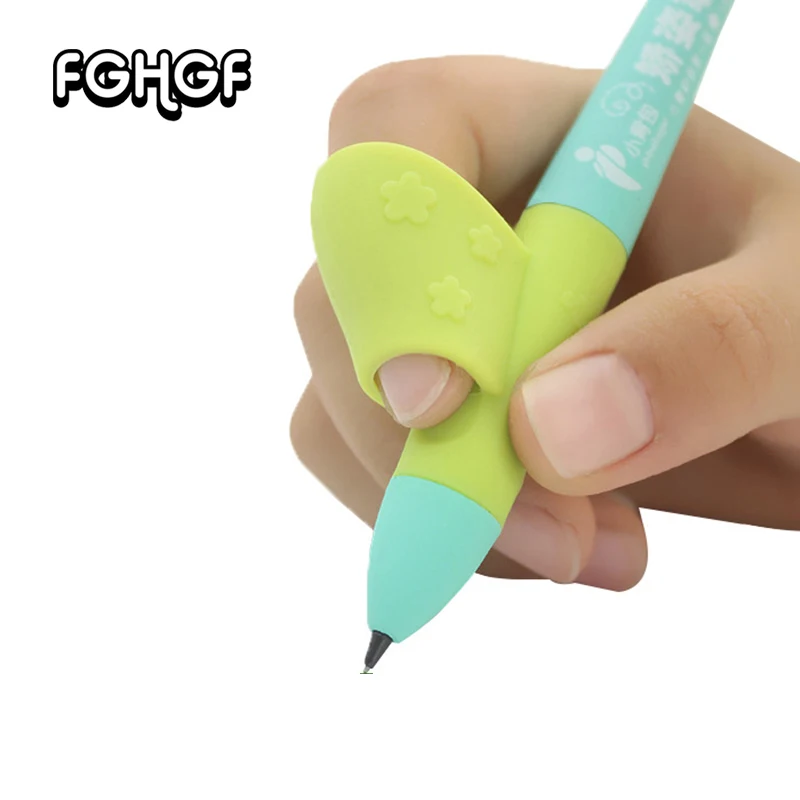 

3Pcs/Lot Silicone Learning Toy Writing Posture Tool Hold Pen Correction Stationery Set Children Student Education Gift