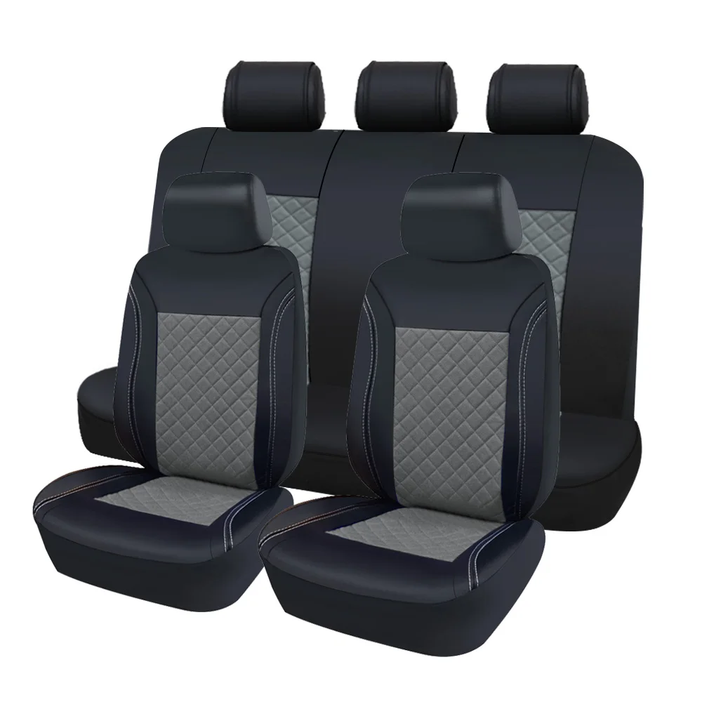 

pu leather car seat covers Caps&support locations Universal Fit Car Seat Protectors 5colors car seat cover leather set for car