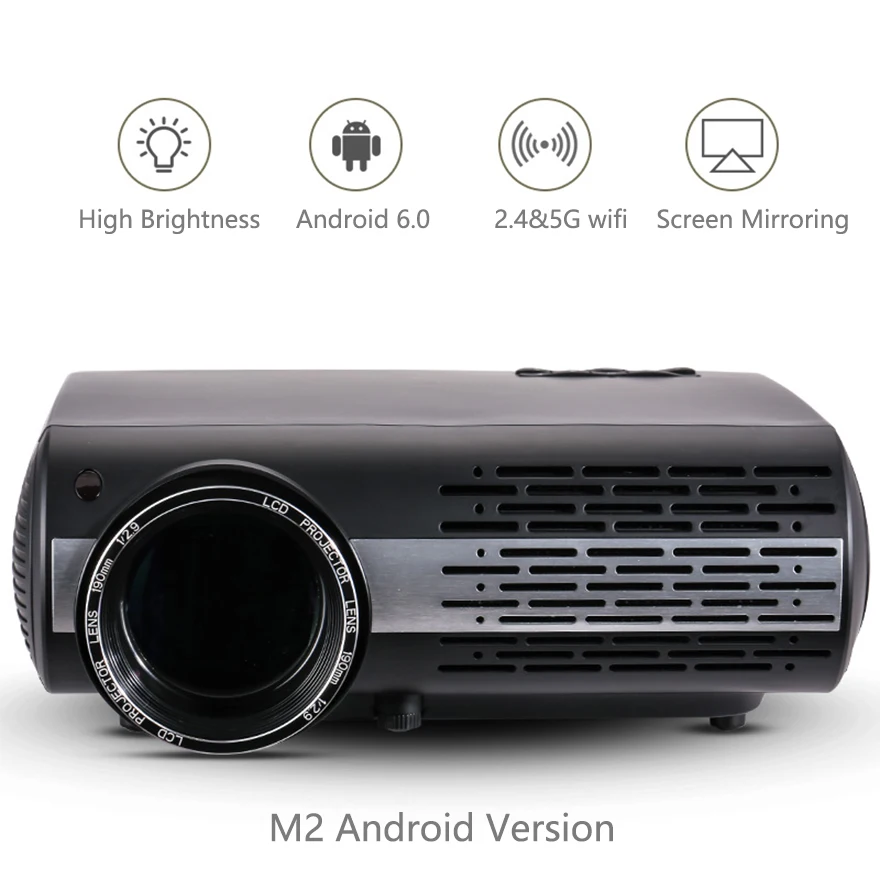 M2 Android Wifi Projector LED Home Theater Proyector (33)