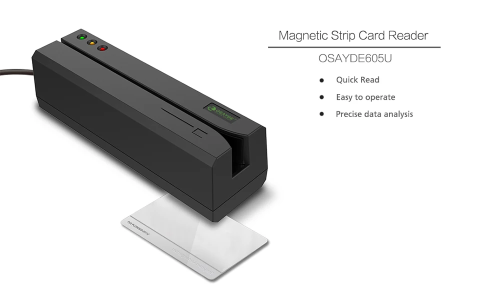 OSAYDE MSR605 المغناطيسي قارئ بطاقات ، 3 مسارات الكاتب التشفير ماسحة ، البرمجيات الحرة لتثبيت ، بسهولة استخدام استبدال MSR206 ، MSR606 OSAYDE MSR605 المغناطيسي قارئ بطاقات ، 3 مسارات الكاتب التشفير ماسحة ، البرمجيات الحرة لتثبيت ، بسهولة استخدام استبدال MSR206 ، MSR606