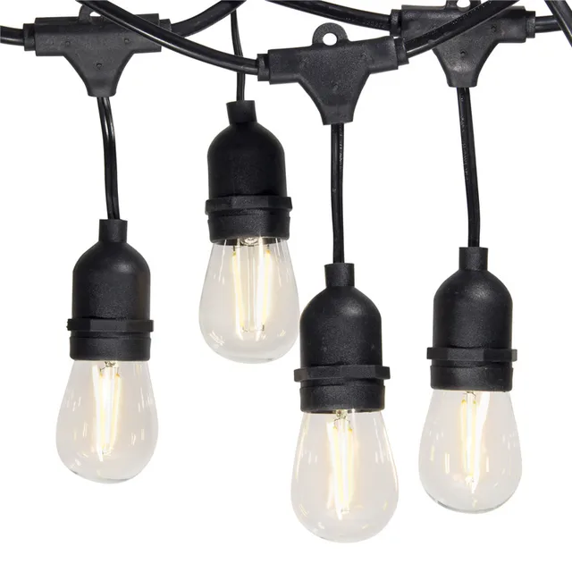 7m 15m Outdoor Led String Lights Waterproof E26 E27 S14 2w Retro 7m 15m Outdoor Led String Lights Waterproof E26 E27 S14 2w Retro Edison Filament Bulb