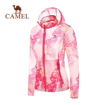 

CAMEL Women Outdoor Skin Coat Quick Dry Breathable UV Protection Skin Clothing Sport Beach Hiking Jacket