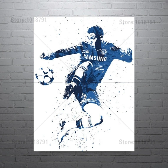 

5d Diy Diamond Painting Cross Stitch Eden Hazard Chelsea Belgique football Rhinestones Diamond embroidery Home Decoration