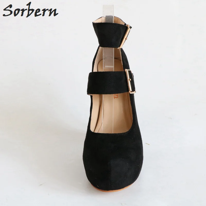 Sorbern/необычные туфли-лодочки на танкетке на заказ, женская обувь с ремешком на 3 см, обувь на платформе с каблуком 16 см, женские туфли-лодочки на высоком каблуке