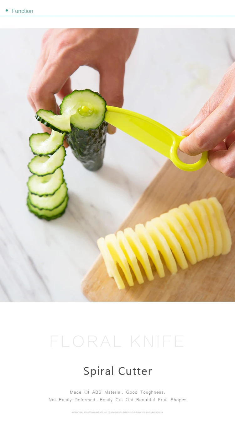 OYOURLIFE Универсальный DIY ручной спиральный винт измельчитель для картофеля Морковь Огурец овощи спиральный нож Инструменты для резки резаков