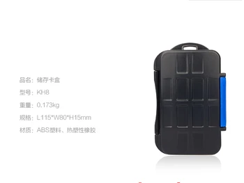 

CF SD Memory Card 12 in 1 High performance plastic multifunction Waterproof Box Memory Card