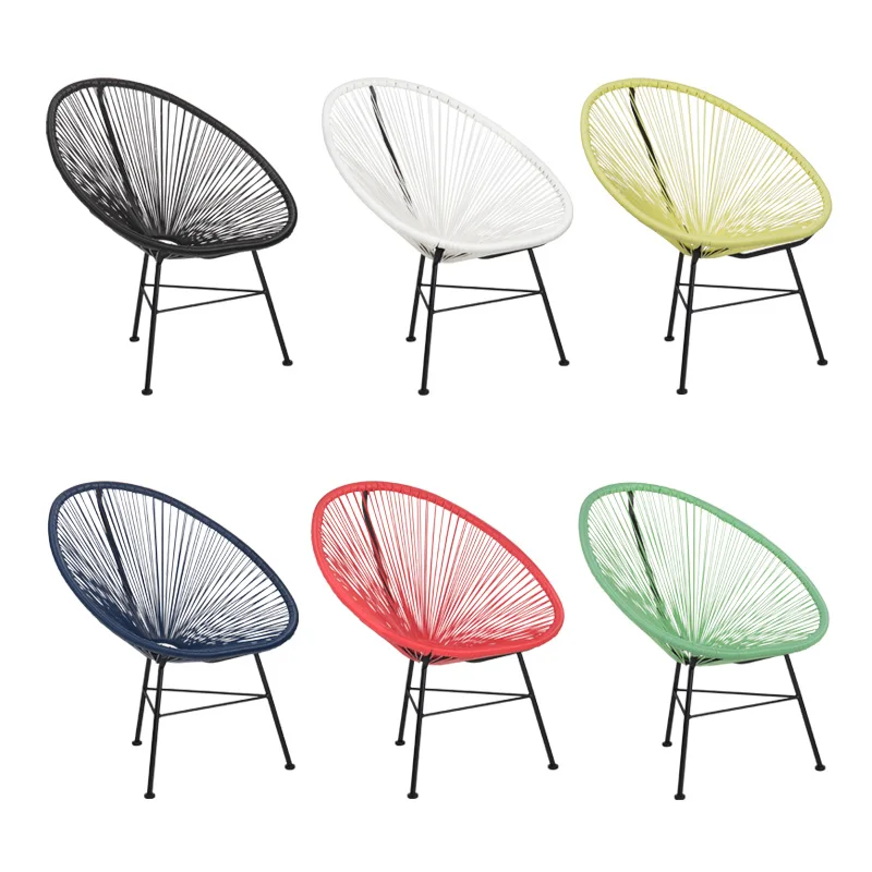 Set of 2 Outdoor Garden Chairs Multiple Colours
