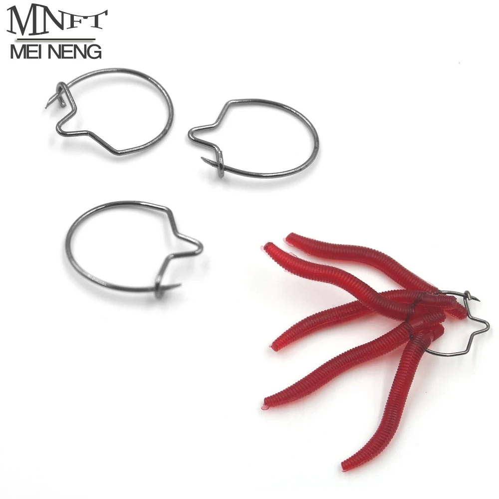 

MNFT 100PCS Carp Fishing Maggot Clips Sizes S M L Hair Rig Terminal Tackle Fishing Accessories