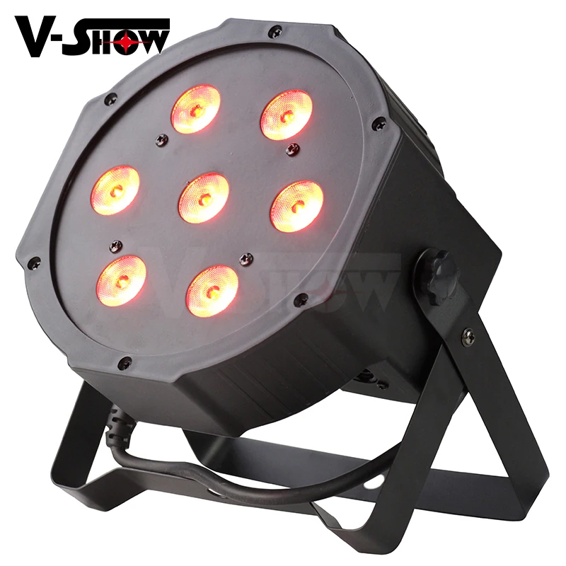 

8pcs 7x10W RGBW 4in1 Mega Led Par Stage Light dmx 512 Dj Light For Family Party Bar Wedding Church
