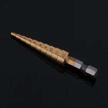

Hot Sale 1pcs 3-12mm HSS Titanium coated stepped drill Power Tools carbide drill mini drill bit drill bit set